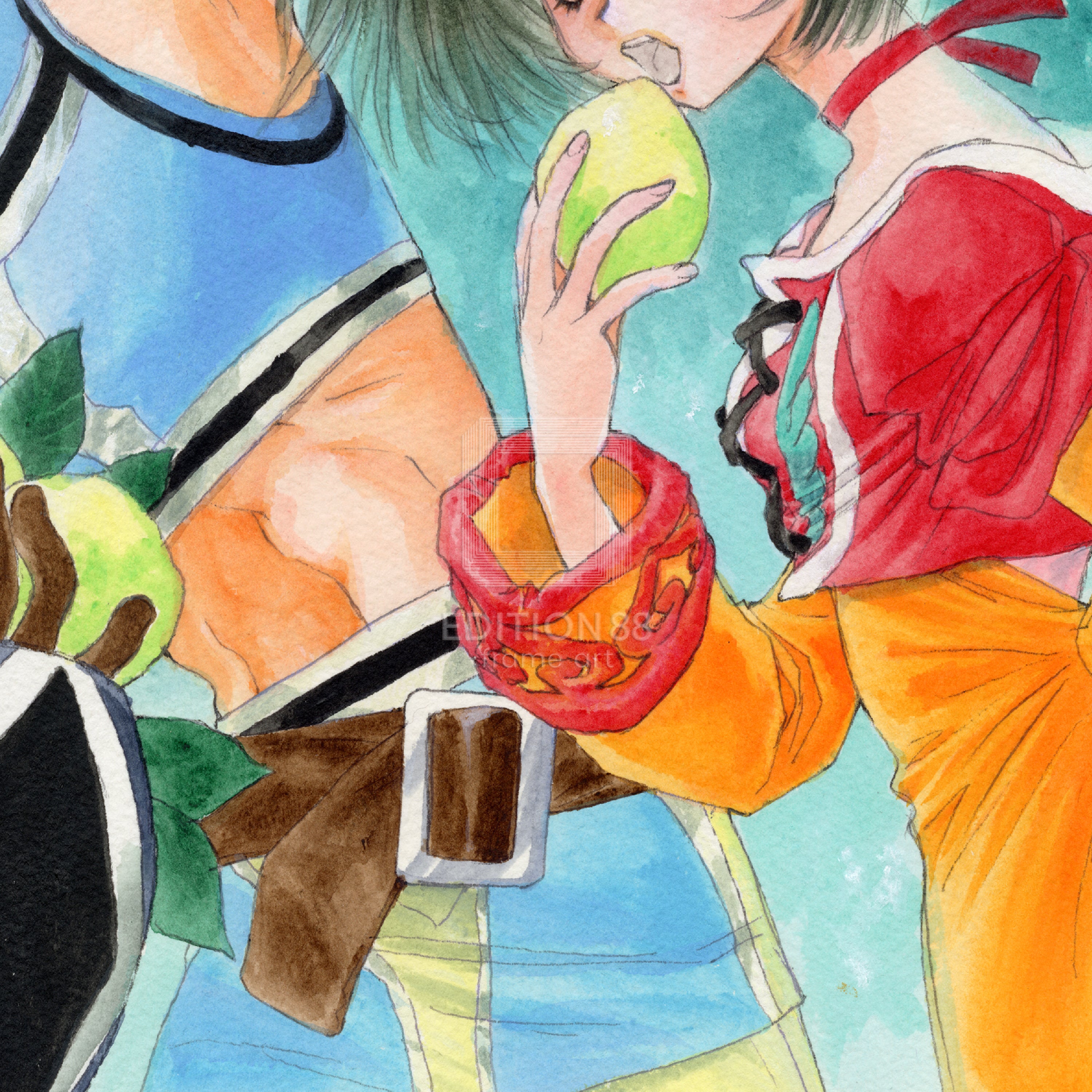 テイルズ オブ エターニア」88グラフ2/いのまたむつみ（箔押しサイン入り）