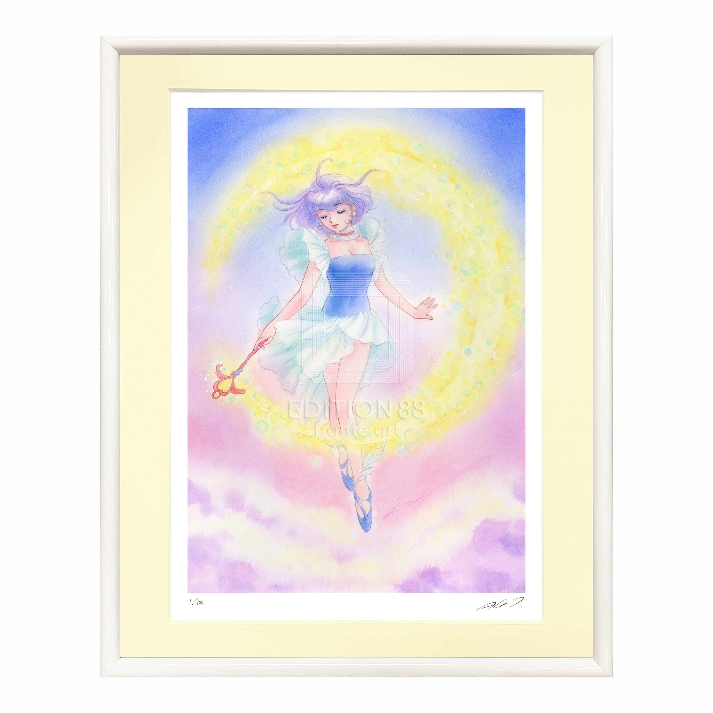 魔法の天使 クリィミーマミ」88グラフ Moonlight Ring /高田明美（直筆