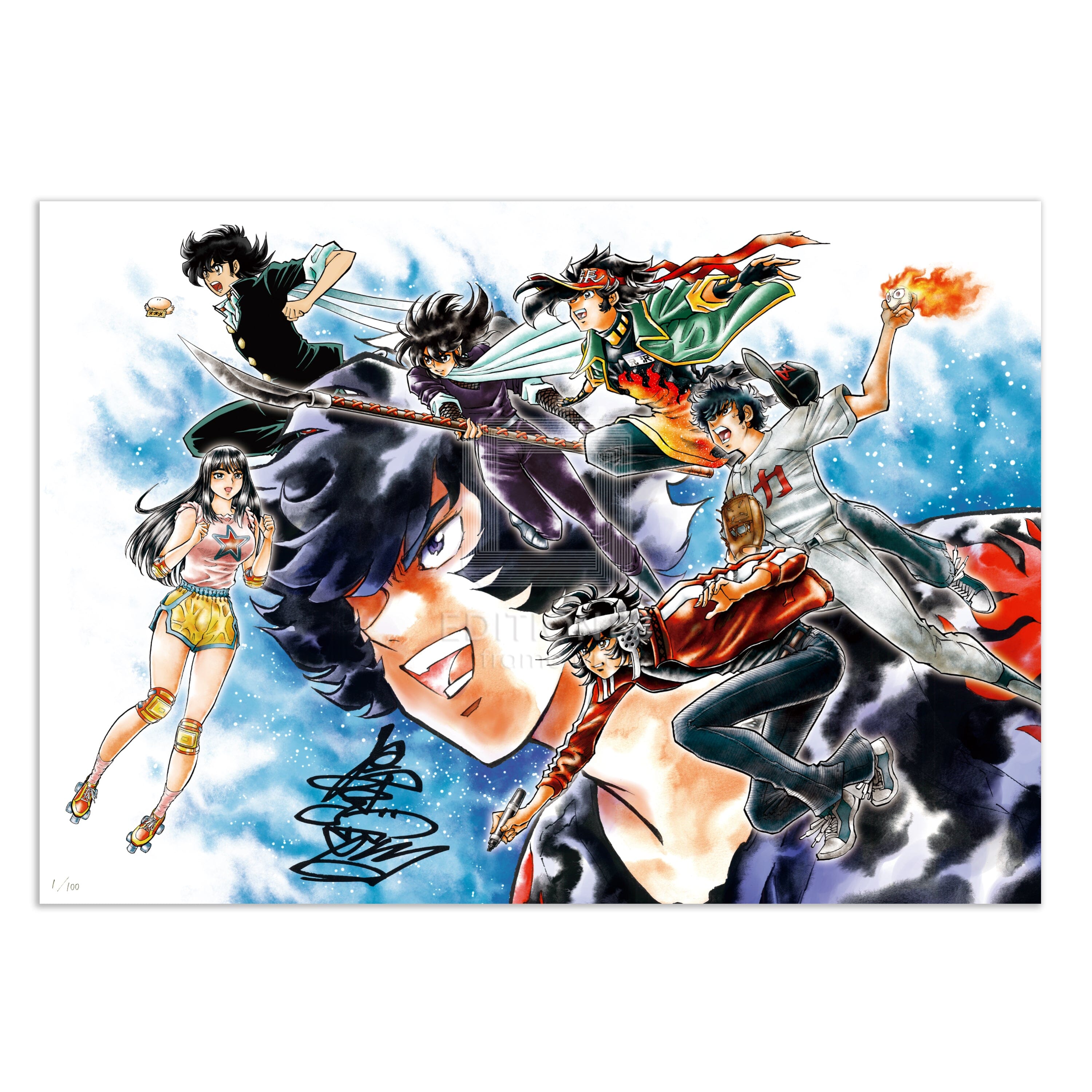 炎の原画展」88グラフ/島本和彦（直筆サイン入り / 国内版限定100枚）