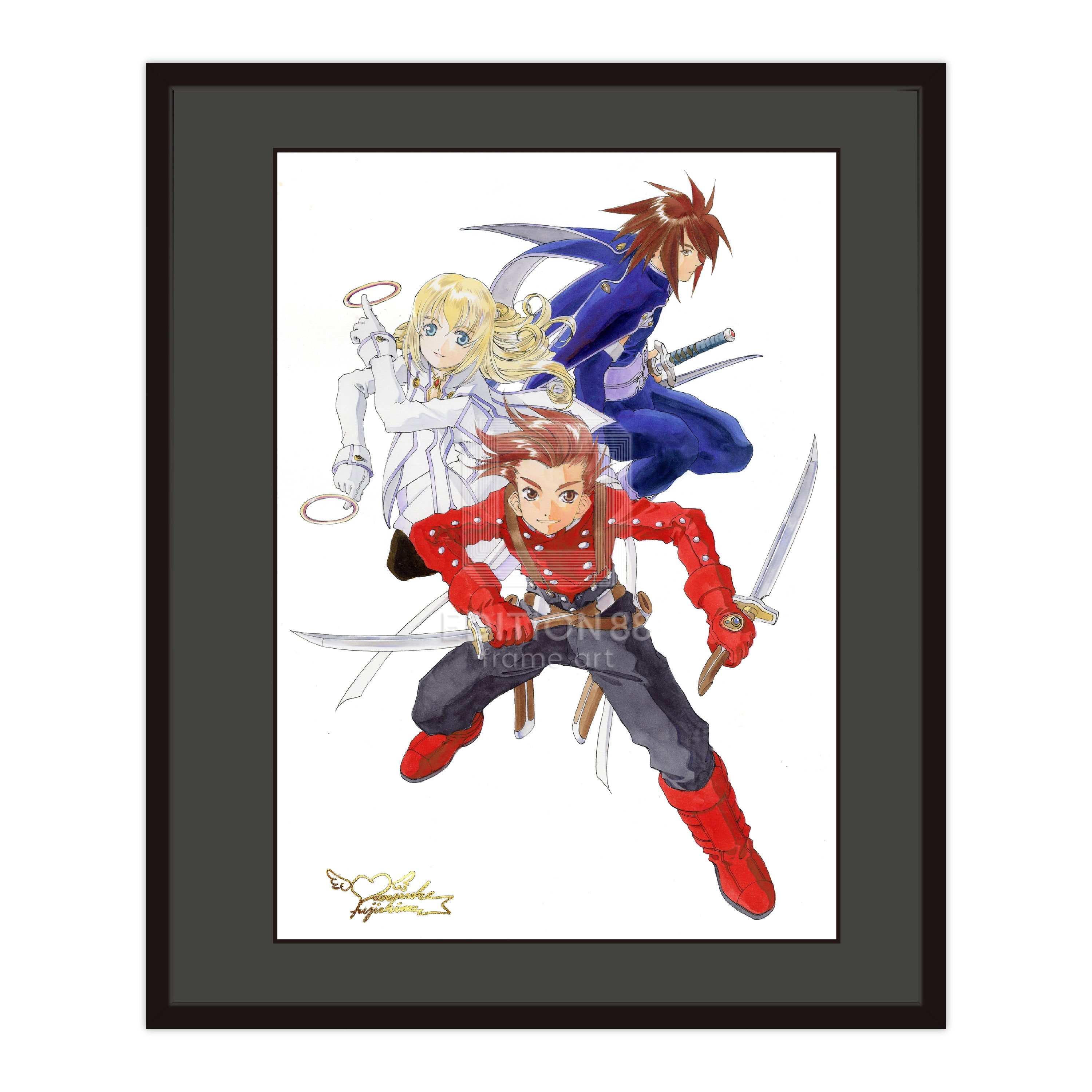 テイルズ オブ シンフォニア」88グラフ2/藤島康介（箔押しサイン入り）