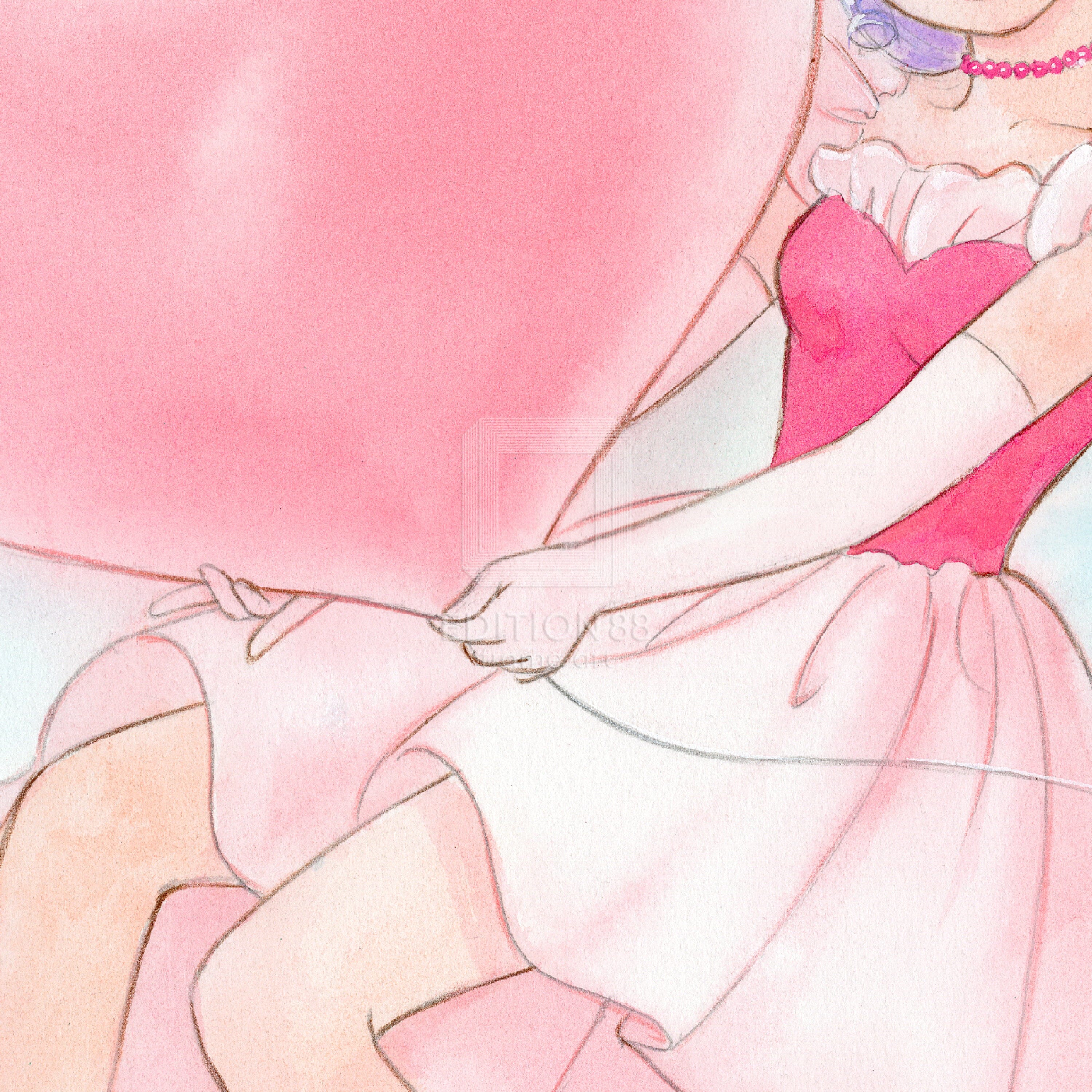 魔法の天使クリィミーマミ」88グラフ ハートのSEASON/ 高田明美（直筆