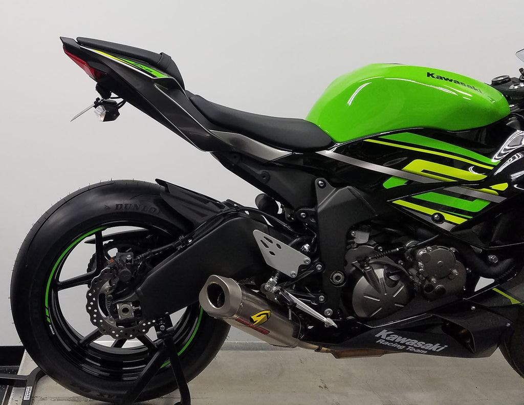 Kawasaki ZX-6R Cat-Back Slip-on Titanium Exhaust – EDR Performance