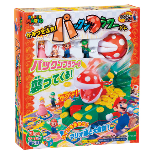 エポック社】スーパーマリオかみつき注意！パックンフラワーゲーム