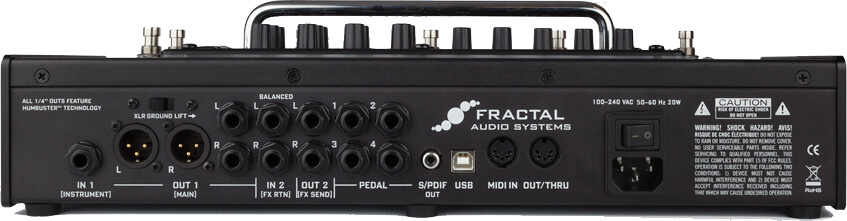 Fractal Audio Systems AX8 - Axe-Fx IIと同等のアンプ及び