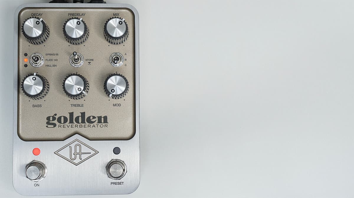 Universal Audio Golden Reverberator - UADエフェクトを足元で運用