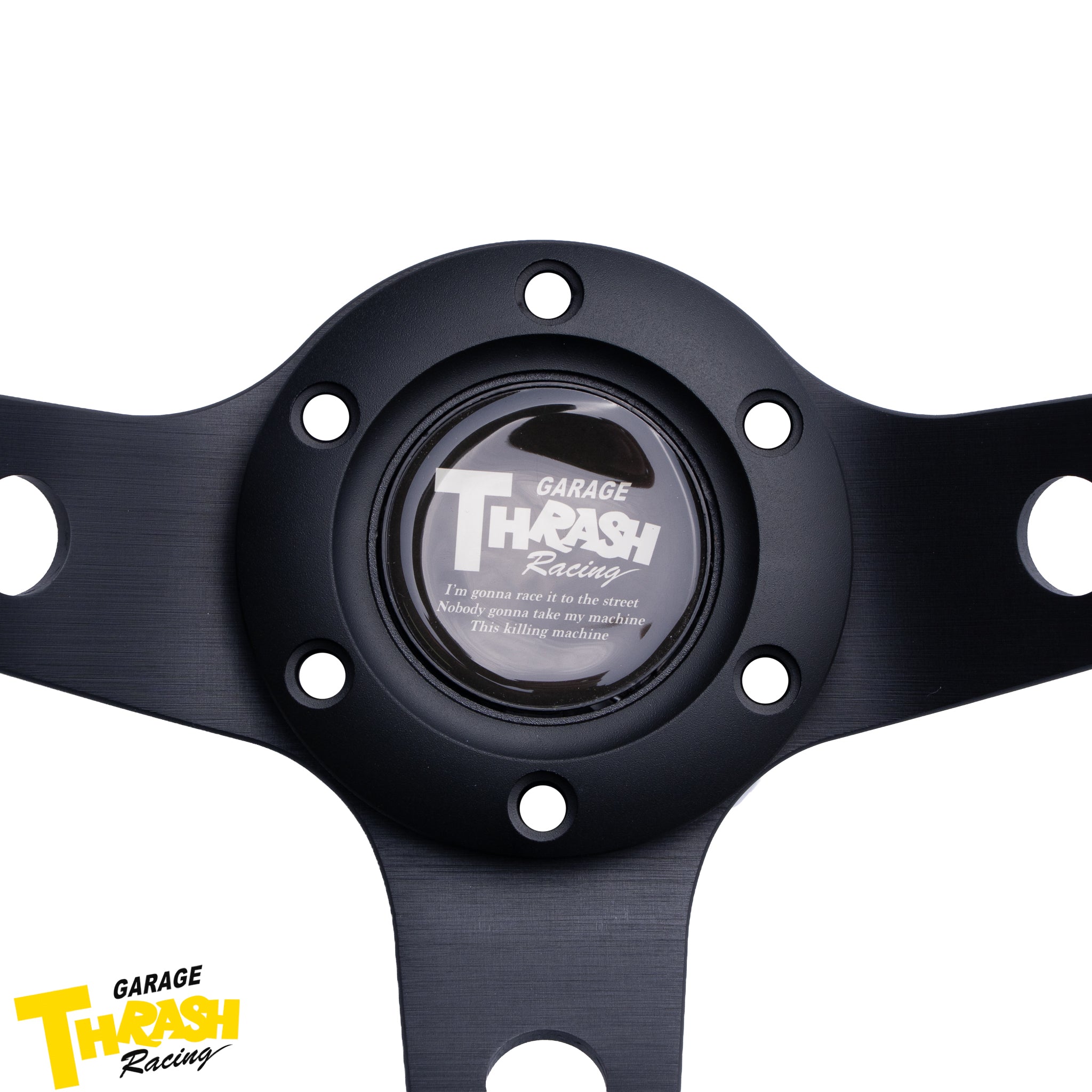 THRASH Racing RAMPAGE LIMITED 330mm Leather Deep Dish Steering