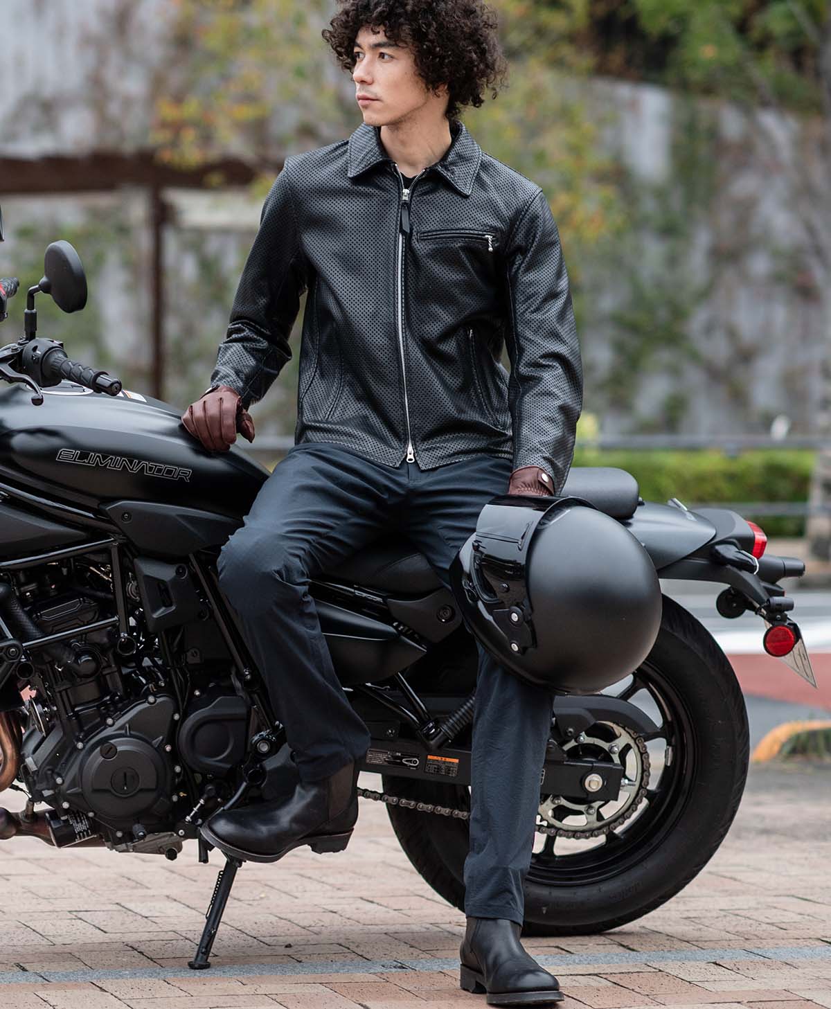 革ジャン パンチング レザージャケット｜カドヤ公式オンラインショップ