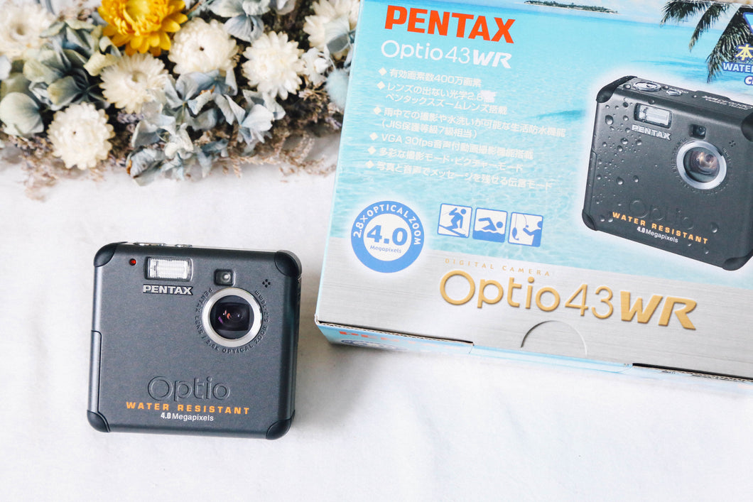 PENTAX Optio 43WR 🌊 ほぼ水中カメラ🐠 CCDセンサー搭載 オールド