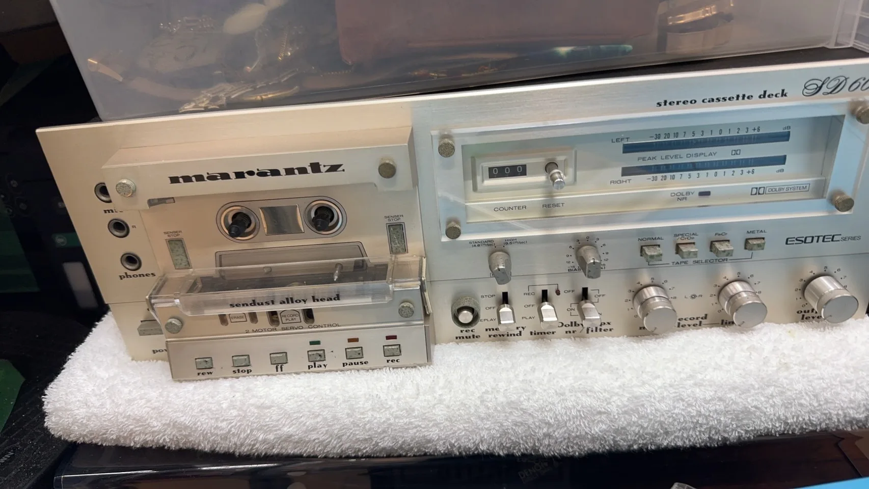 MARANTZ【SD6000】マランツ ステレオカセットデッキ - 骨董・昭和