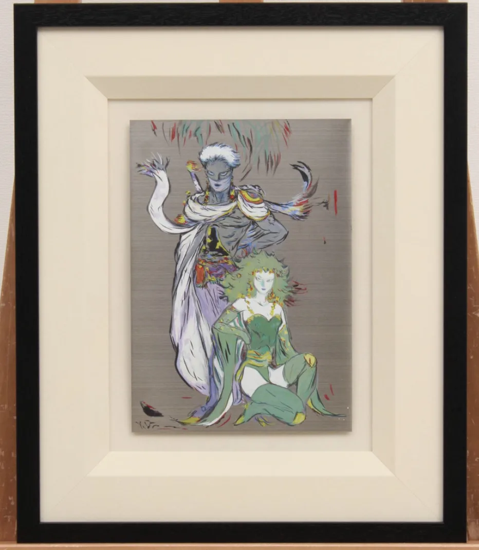 真作］天野喜孝【オーダー 原画】手描き 肉筆 保証書付き ファイナル