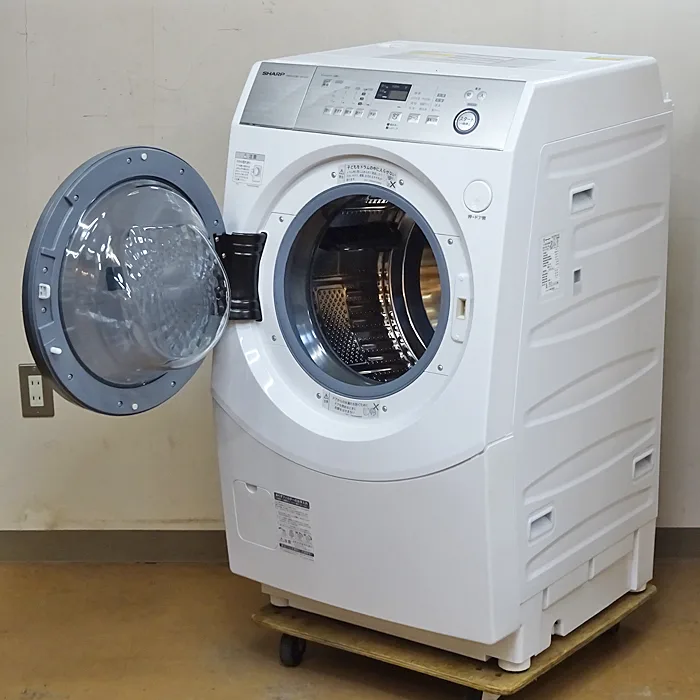 SHARP【ES-H10C-WL】シャープ マイクロ高圧洗浄搭載 ドラム式洗濯乾燥