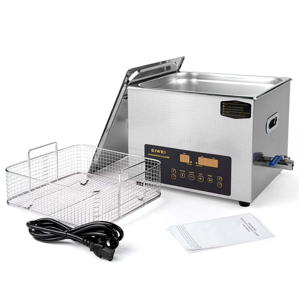 EIWEI 15L Ultrasonic Cleaner of Dual Power with Degas Function (CD