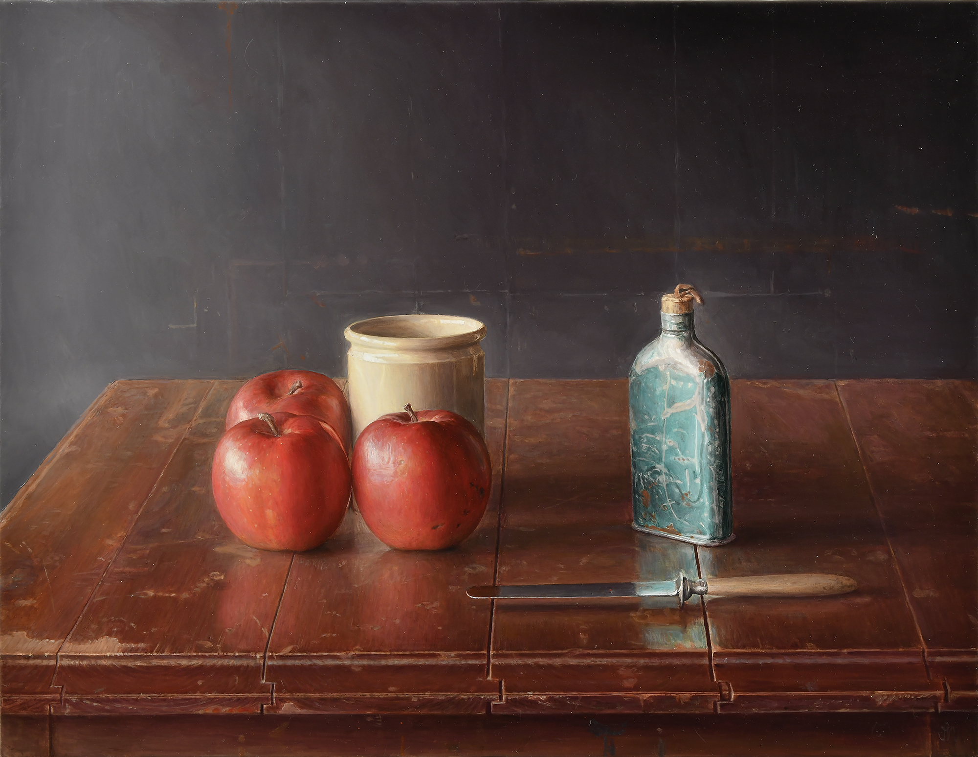 林檎とブリキ罐(岸田劉生へのオマージュ) - Art works 作品紹介 - 永善
