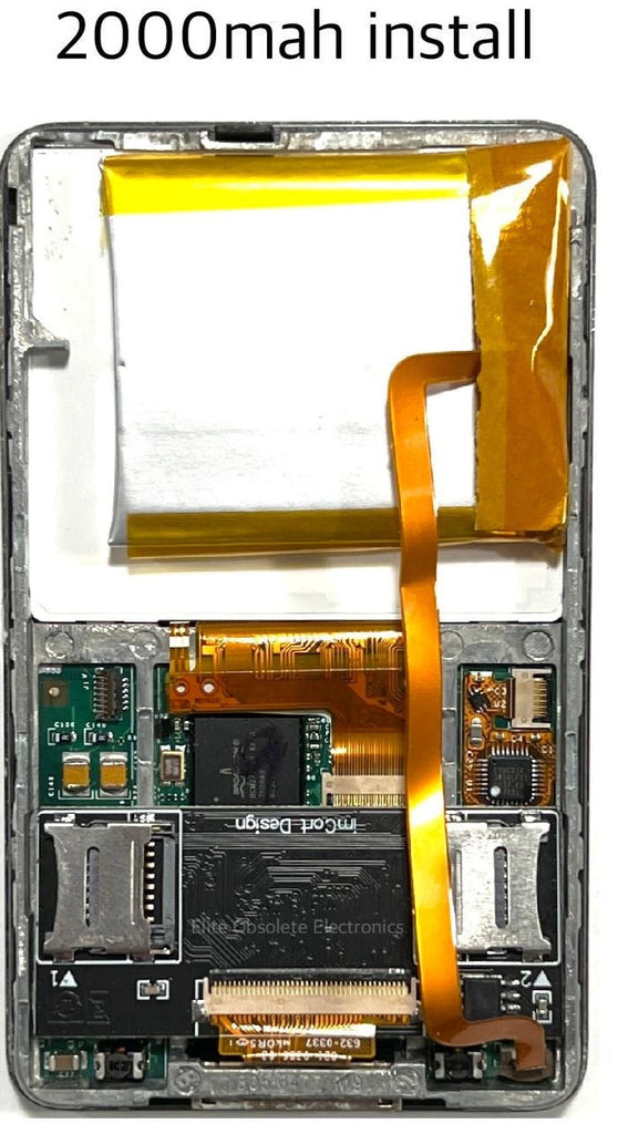 2000mah 'Square' Model Extended Capacity Lithium-Ion Polymer