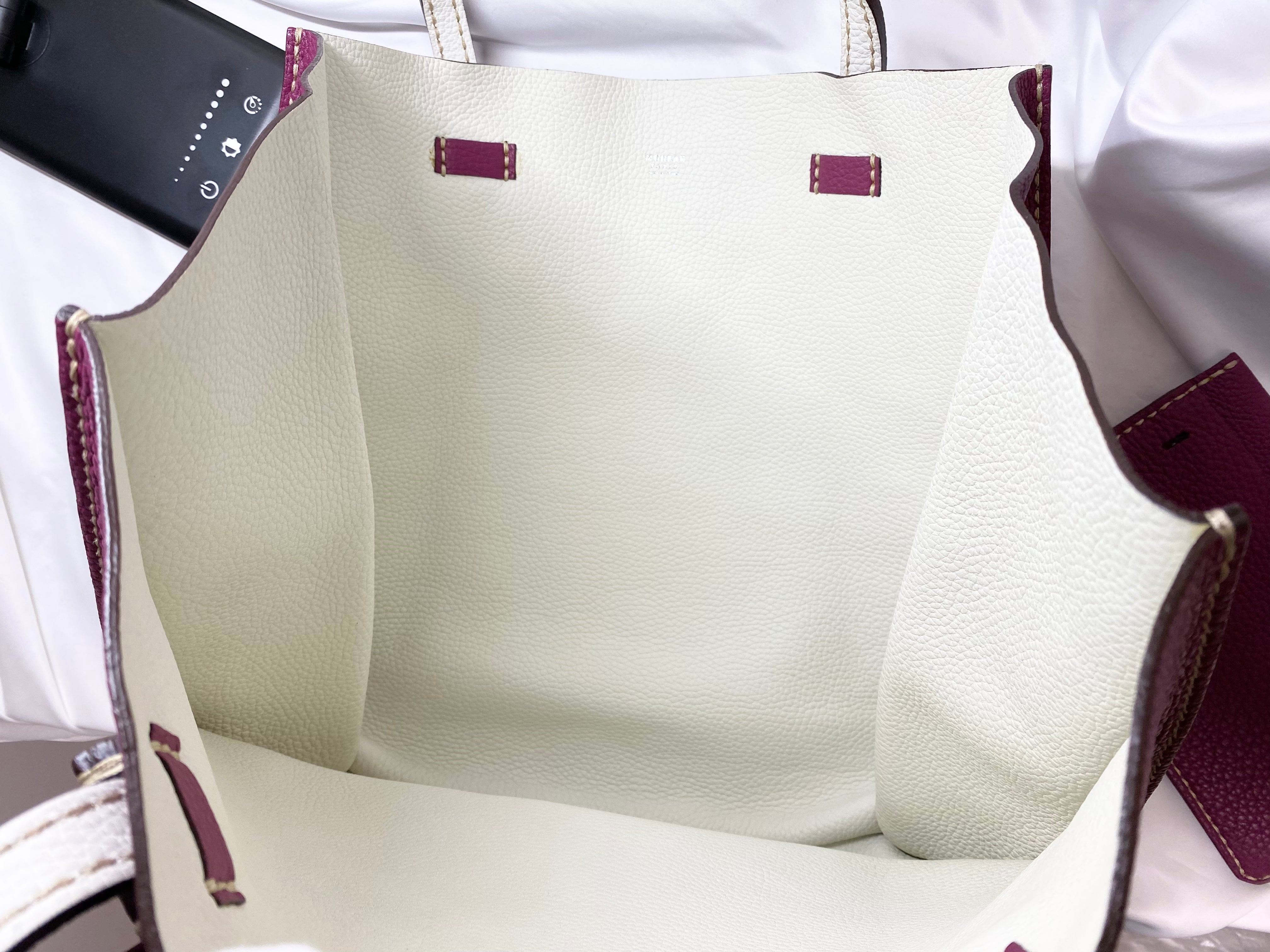 美品】MOREAU PARIS モローパリ レザートートバッグ ブレガンソン