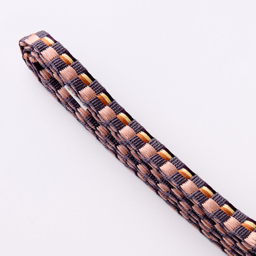 平田組紐 帯締め 綾竹鎧三色（濃） 虹色 – EMON