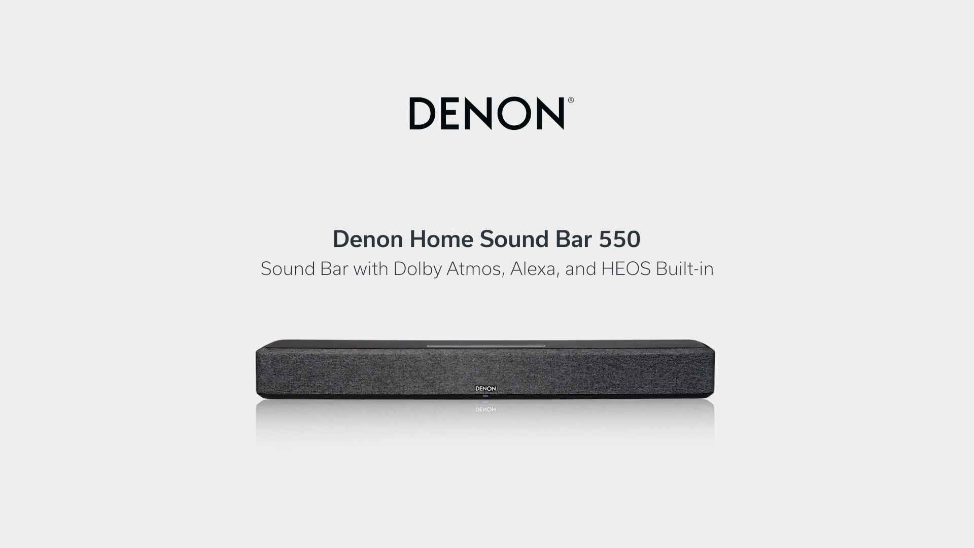 Denon Home Soundbar 550 - HEOS Built-inサウンドバー | Denon - 日本