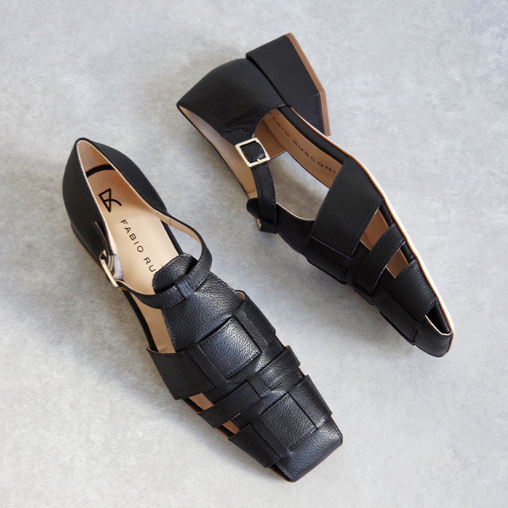 FABIO RUSCONI ファビオ ルスコーニ】グルカサンダル 【6329】スクエア