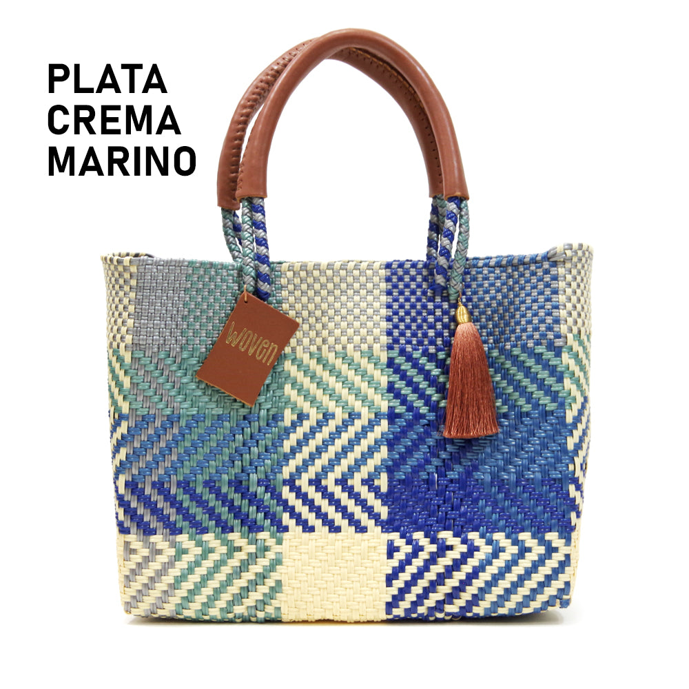 WOVEN ウーヴン】メキシコ製 バスケットバッグ メルカドバッグ かご