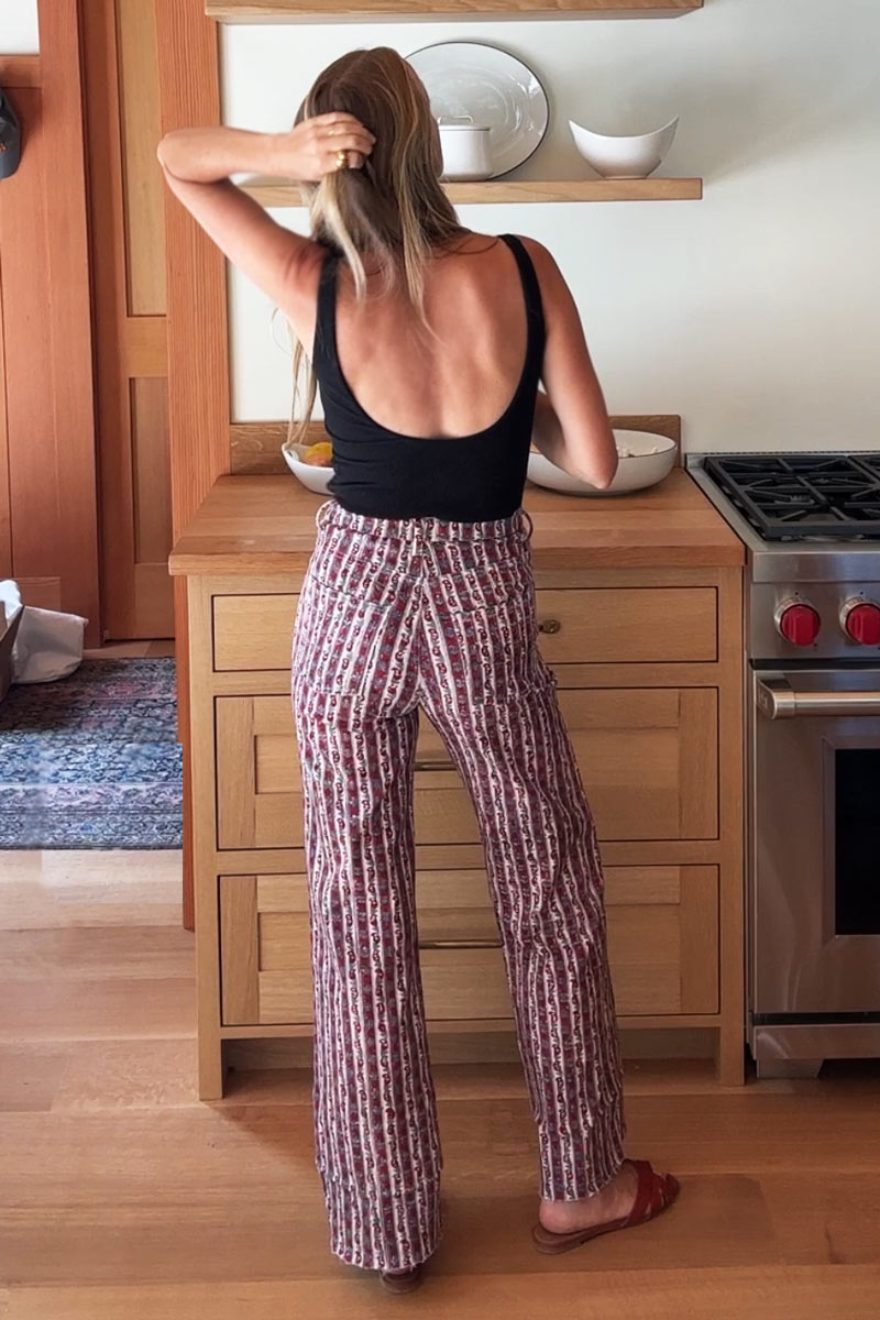 Everyday Pant - Vintage Floral Stripe - Emerson Fry