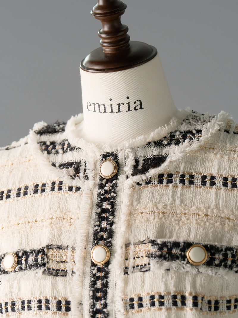 MALHIA KENT tweed one-piece| エミリアウィズ 公式オンラインストア