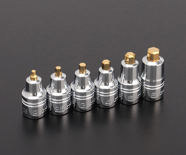 NEPROS NTBT2SS06A 6.3sq. スタッビヘキサゴンビットソケットセット 6