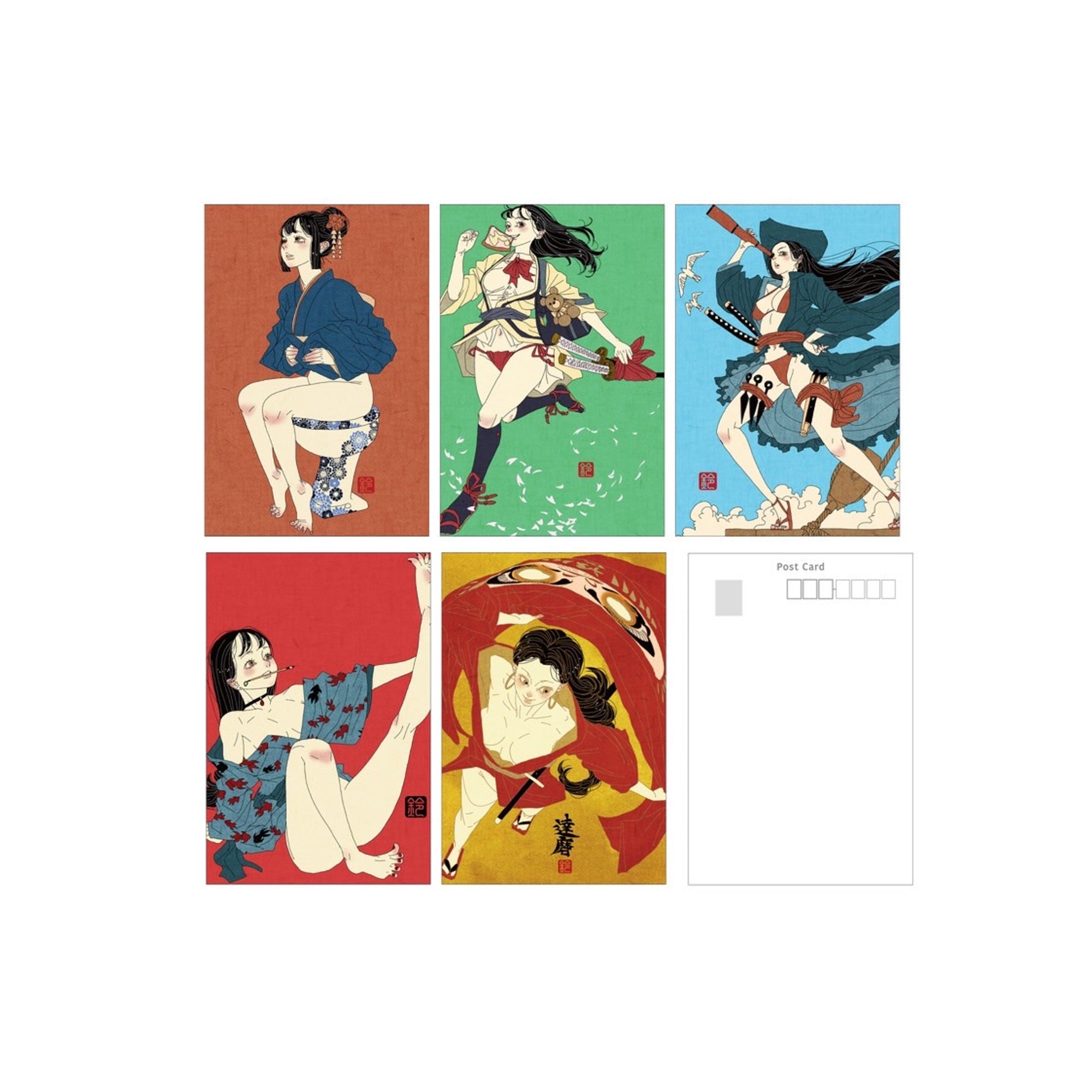 鈴木セイゴ 浮世絵風 原画 ポスター rice shortage サイン入り 鈴木