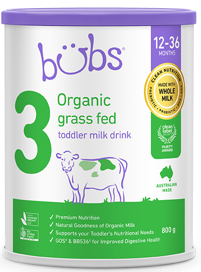 Bubs (バブズ) オーガニック グラスフェッド フォローアップミルク
