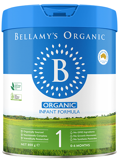 Bellamy's（ベラミーズ）オーガニック粉ミルク 大缶 800g 混合3缶