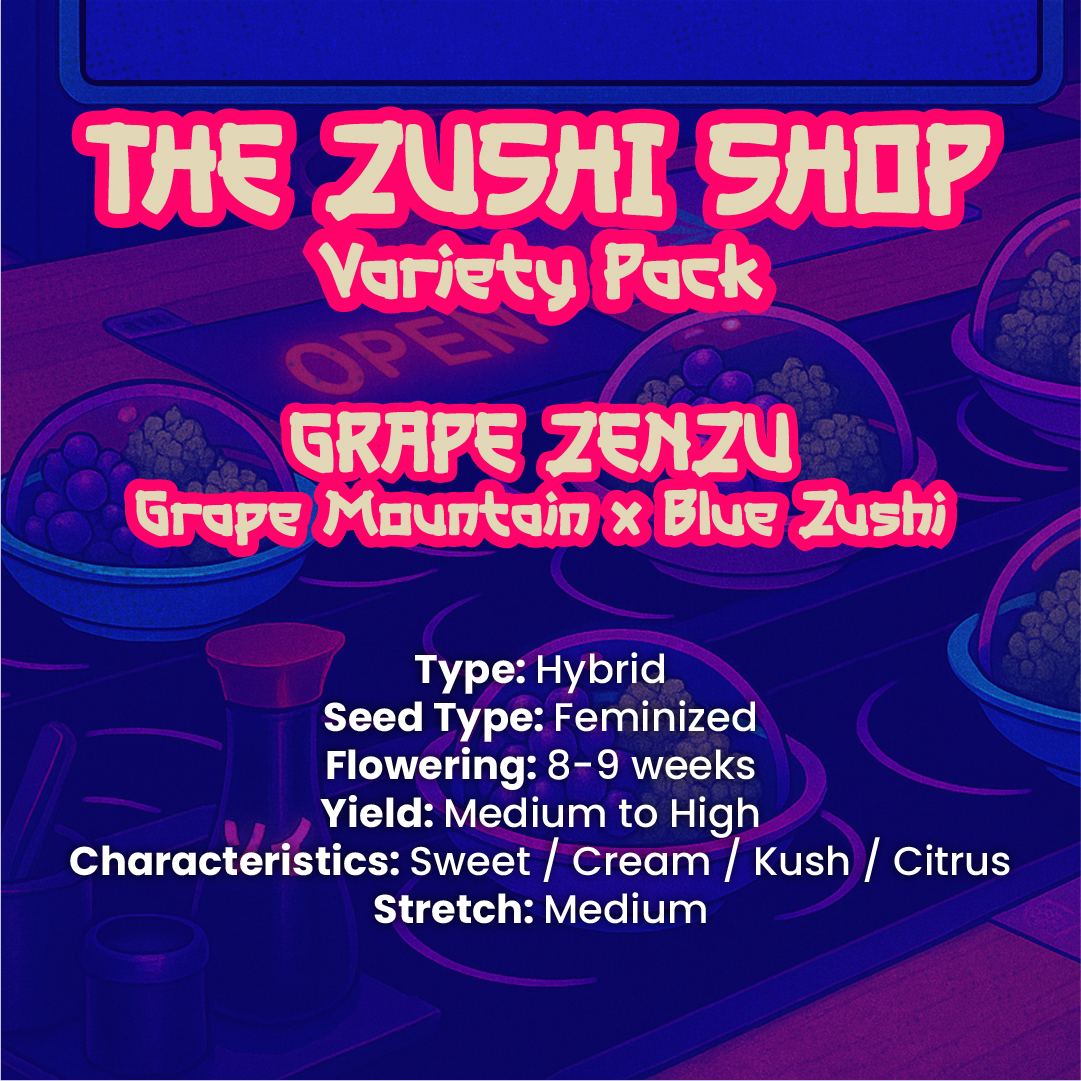 Zushi Shop Variety Pack | Blue Zushi Seeds | Elev8 Seeds