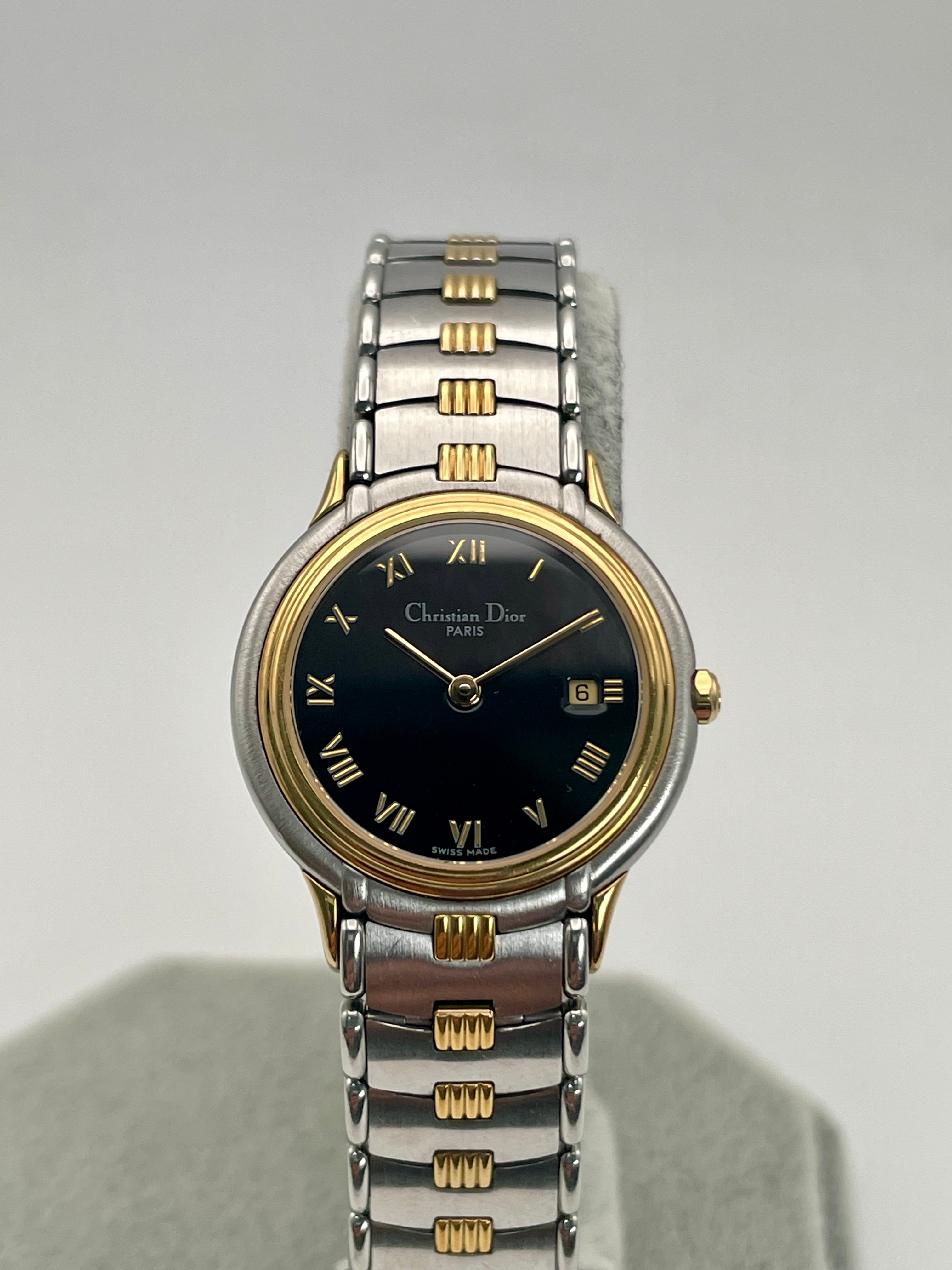 Christian Dior 48.146 Vintage Women's Watch in Two Tone Steel and