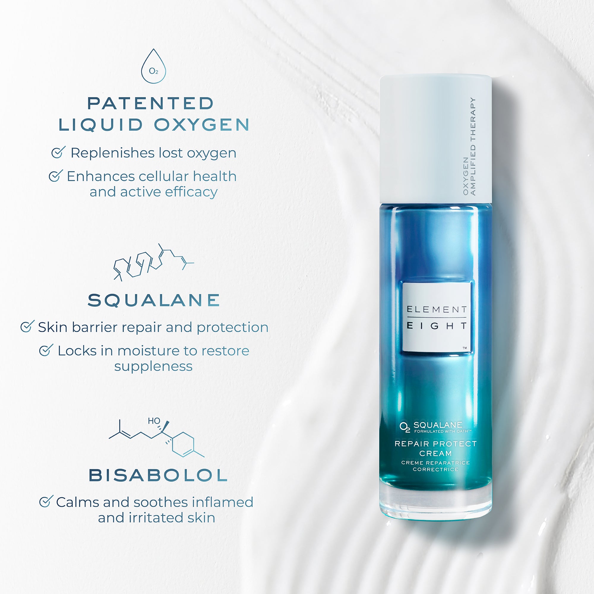 O2 Squalane Face Cream – Repairs, Soothes & Protects Skin