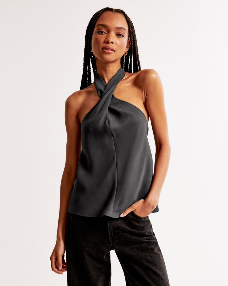 Twist Halter Top – Elephant Clouds Apparel