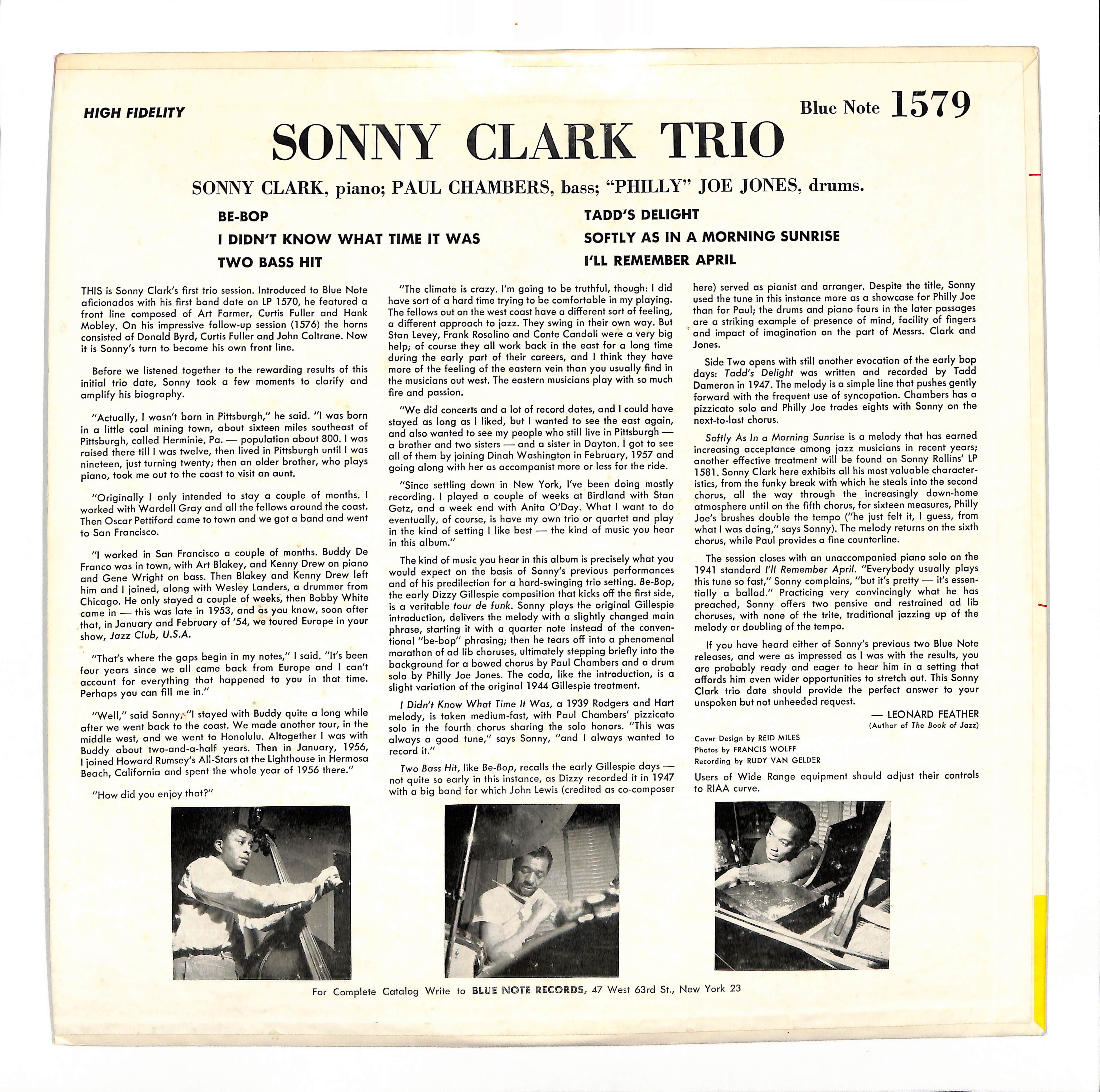 Sonny Clark Trio – ELLA ONLINE