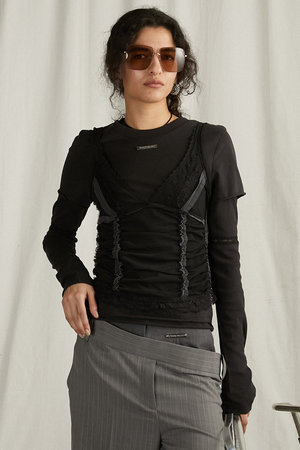 PRANK PROJECT(プランク プロジェクト)｜ビスチェレイヤードレース