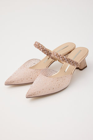 STACCATO(スタッカート)｜デリルヌーディークリアミュール/ピンク の