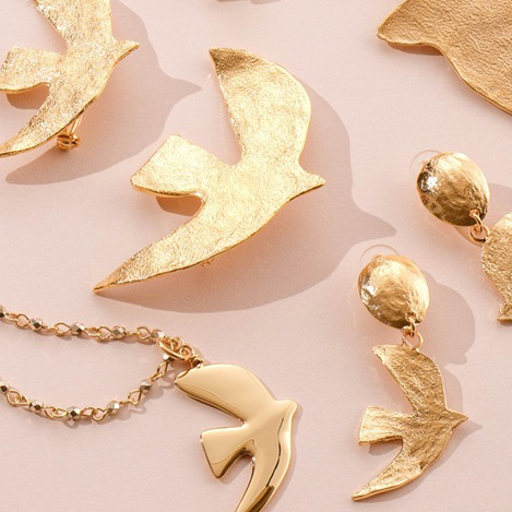 CECILE ET JEANNE(セシル・エ・ジャンヌ)｜ラ・コロンブ（鳩）ブローチ