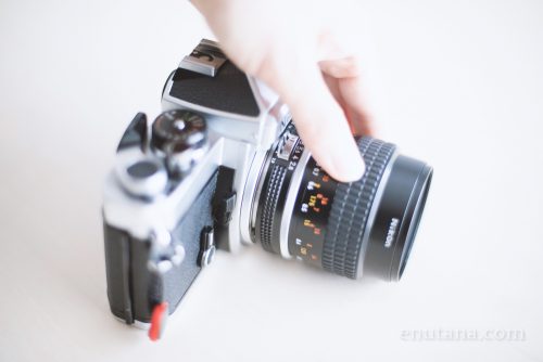 Nikon/ニコンMF単焦点、AI Micro-Nikkor 55mm f/2.8S。超絶長寿