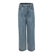 Chain Stitch Denim Pants – thug club