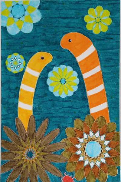 ニシキアナゴ」 by なみあさむ｜Artmeter｜暮らしを彩るアートが