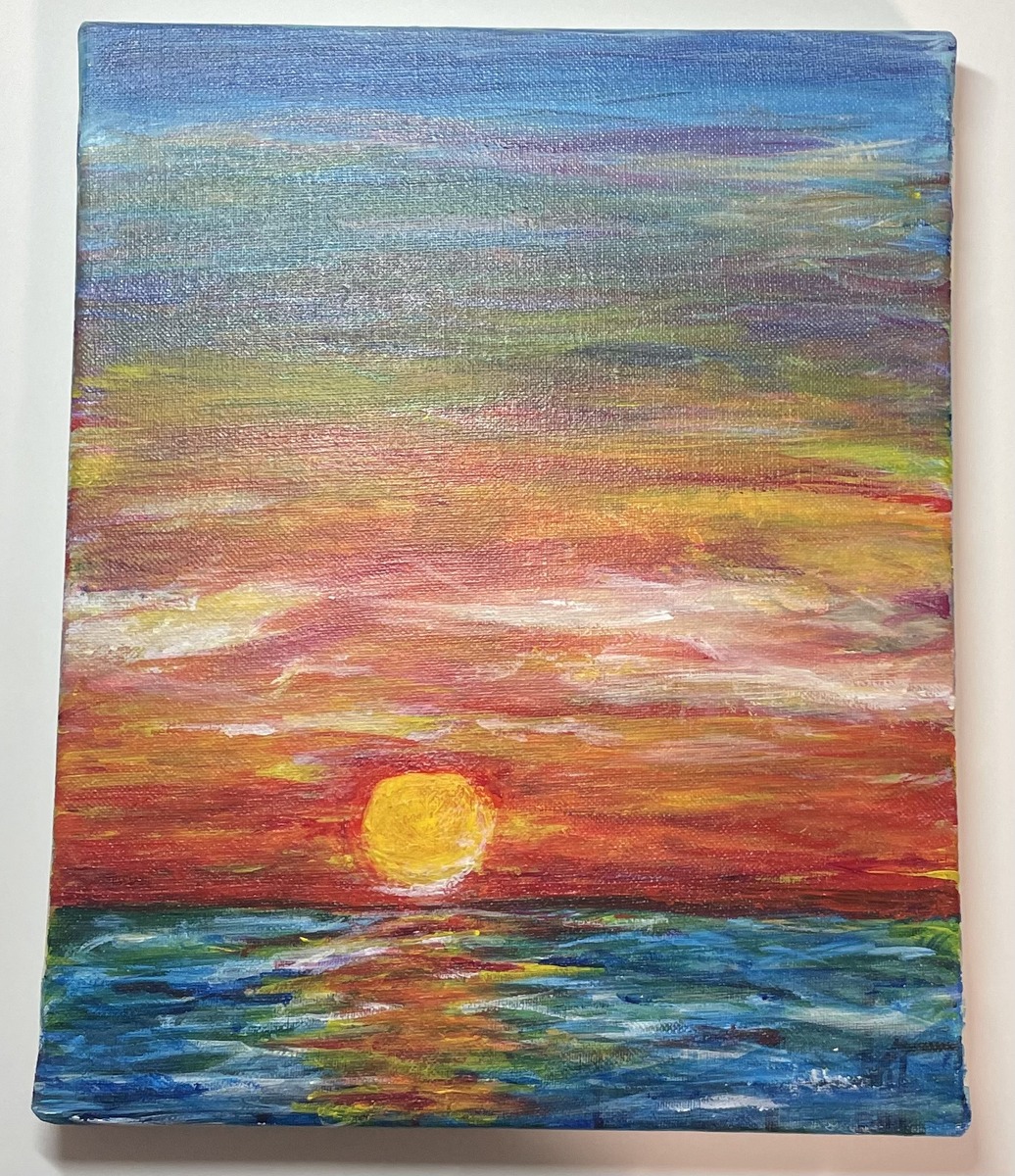 夕日の空」 by かみえみ｜Artmeter｜暮らしを彩るアートが、きっと見つかる