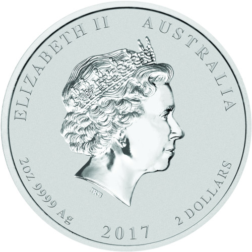 2 Dollars - Elizabeth II (4th Portrait - Year of the Rooster