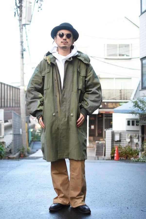 真冬から春、そして秋まで着れる 】 ” ink “3Way M-51モッズコートの