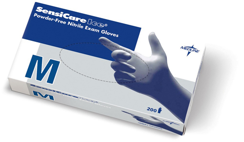 ｾﾝｼｹｱｱｲｽ M 200枚入×10箱 ﾆﾄﾘﾙﾌﾞﾙｰ検査用手袋 | コクゴeネット