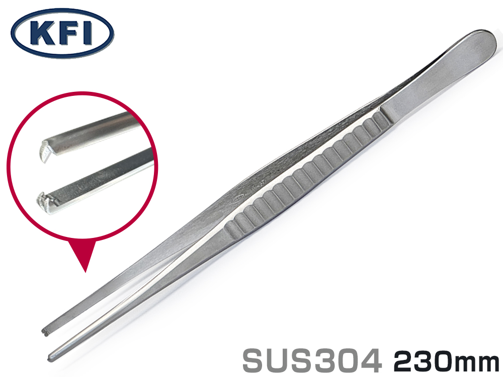 k-17ステンレスピンセット W13B 品番173221 全長130mm | コクゴeネット
