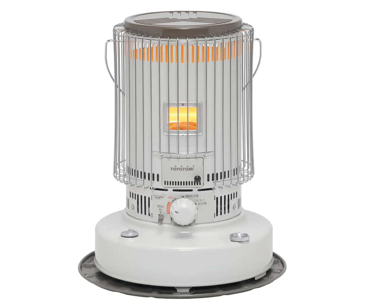 TOYOTOMI/トヨトミ 電池式ポータブル石油ストーブ KS-67H(ホワイト