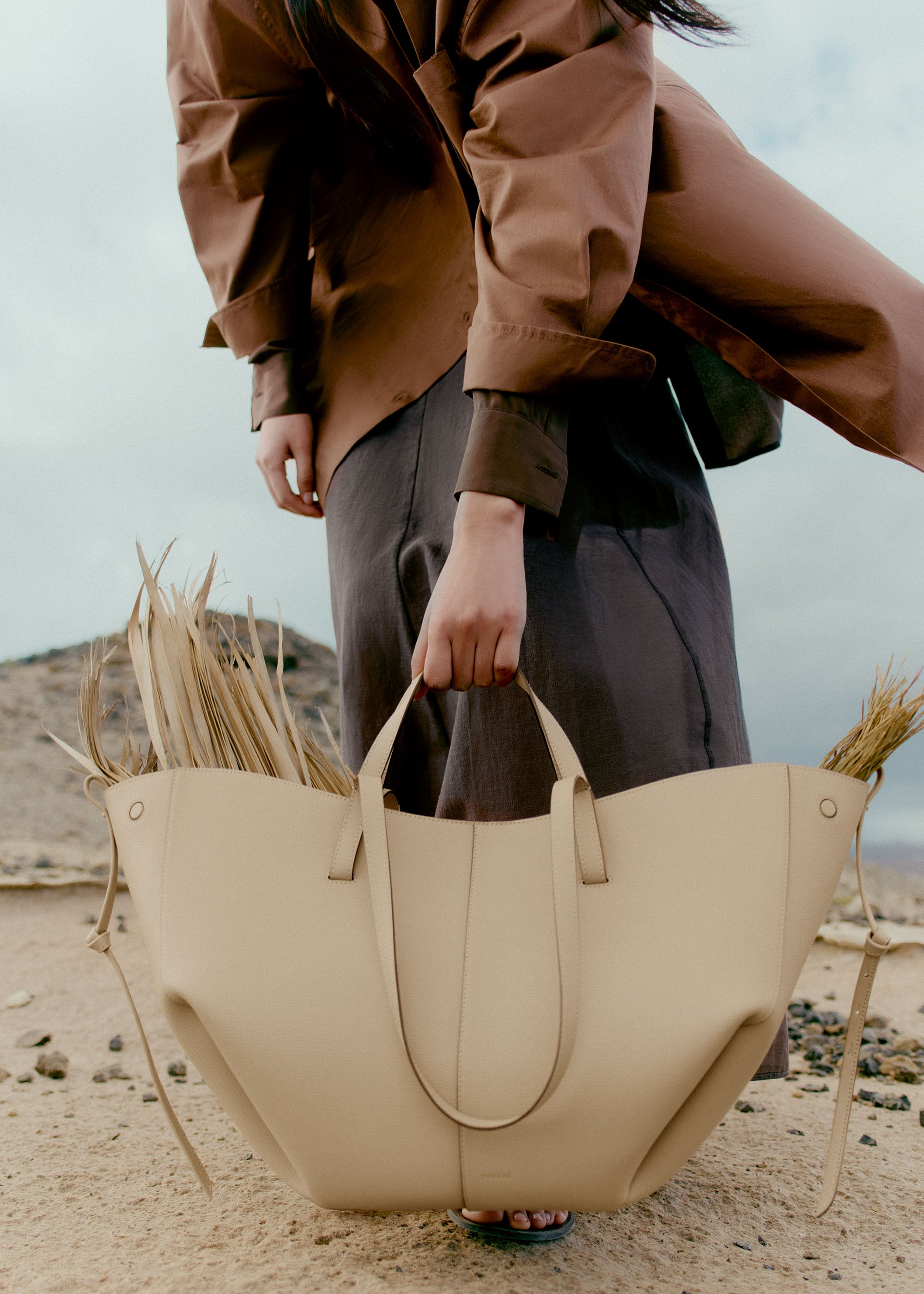 Polène | Bag - Cyme - Textured Sand