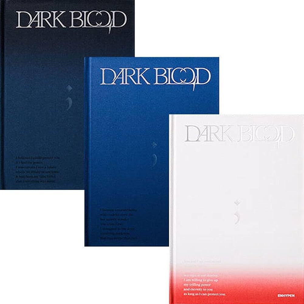 ENHYPEN Dark Blood Album (FULL/HALF/NEW/Engene/Weverse ver