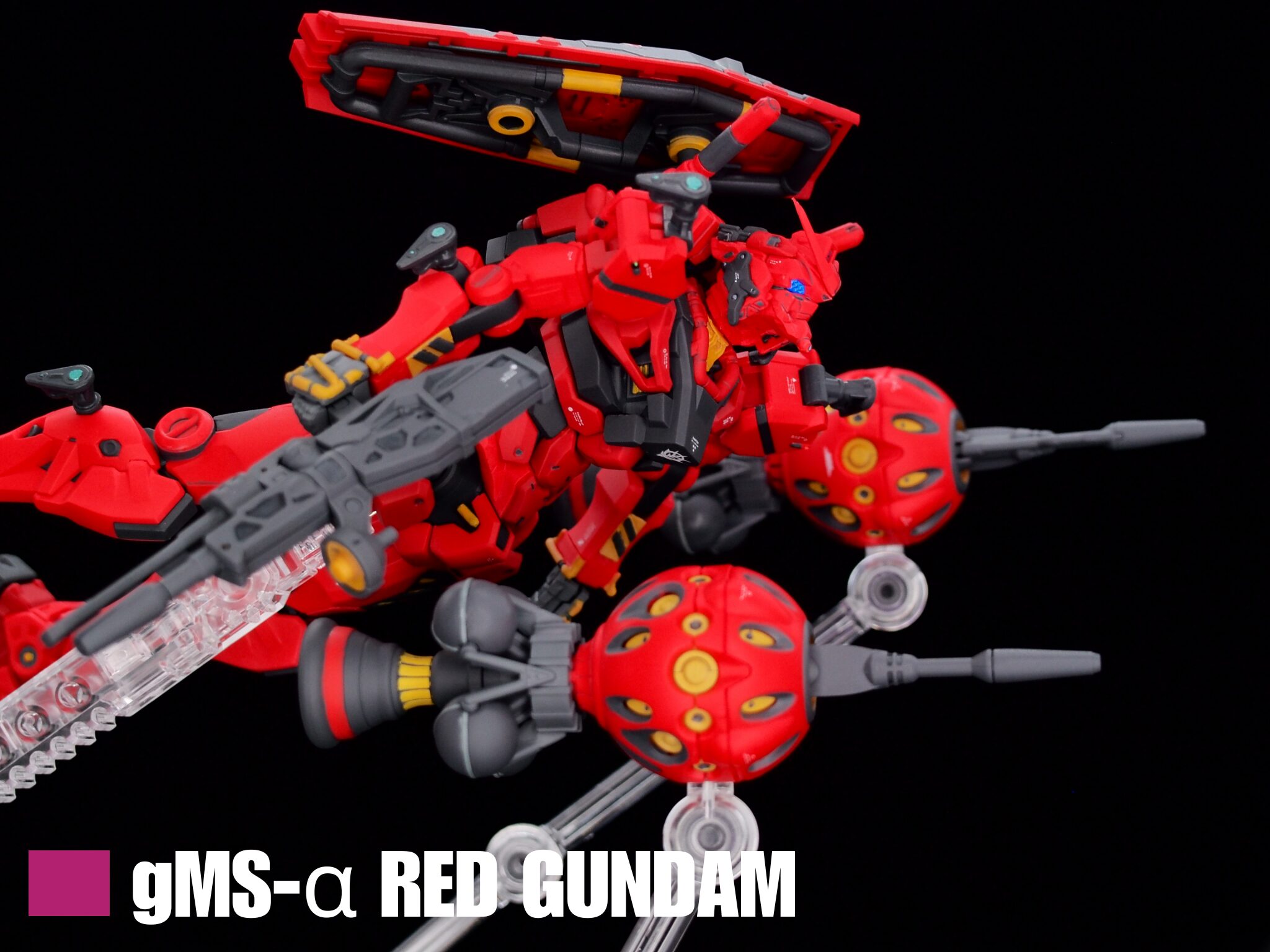 ジークアクス HG赤いガンダム 改修の作例【ガンプラ完成品