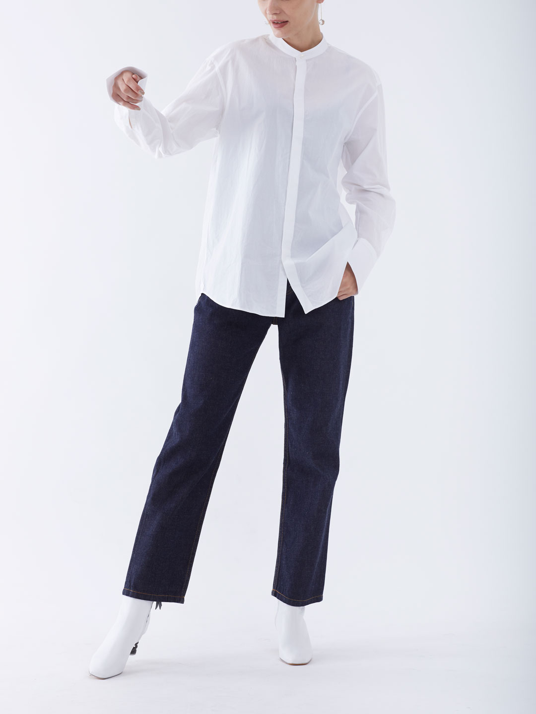 BOURRIENNE Paris X(ブーリエンヌ) | アストラル バンドカラーシャツ